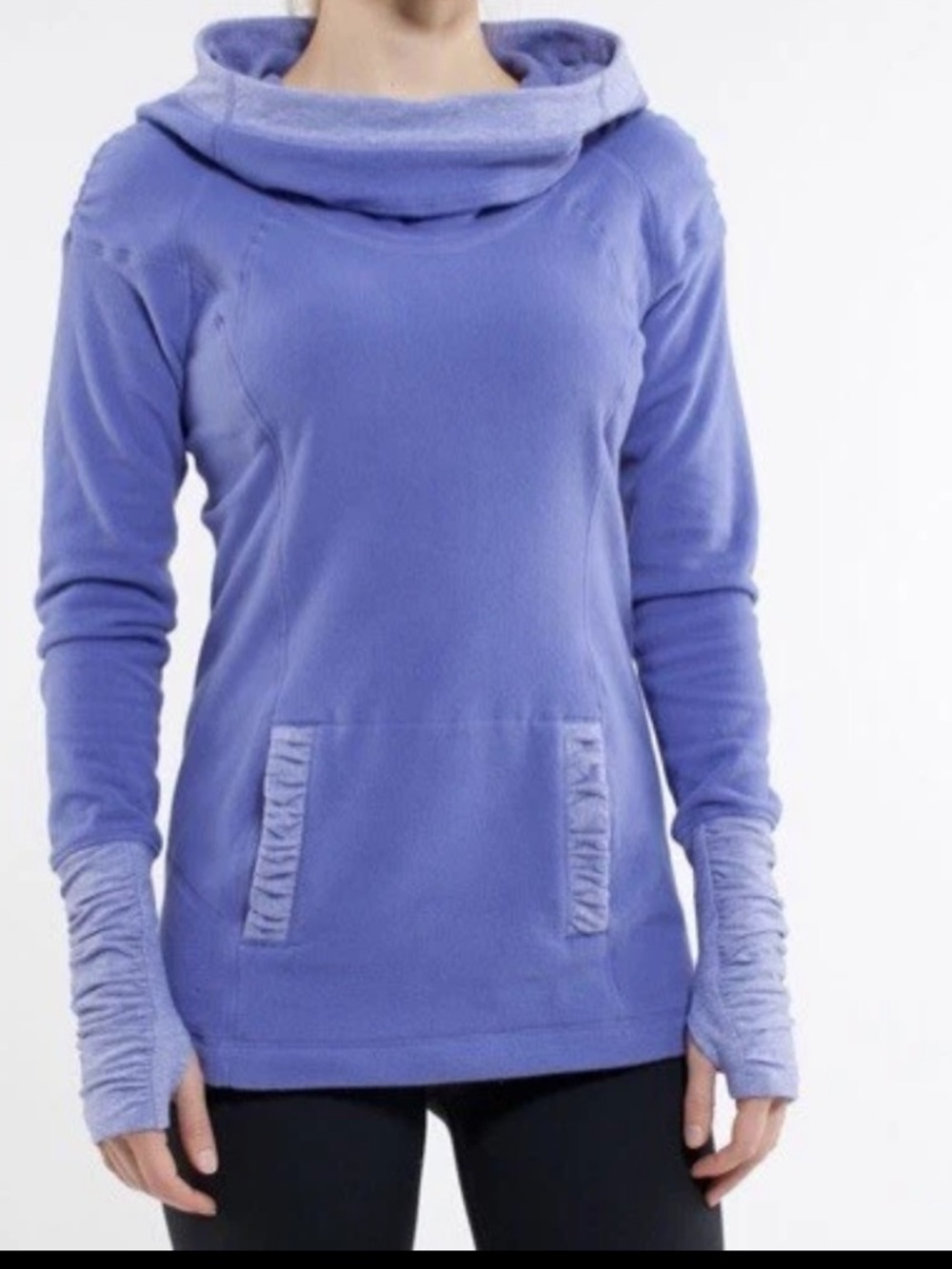 Lavender Cozy Funnel Neck Pullover